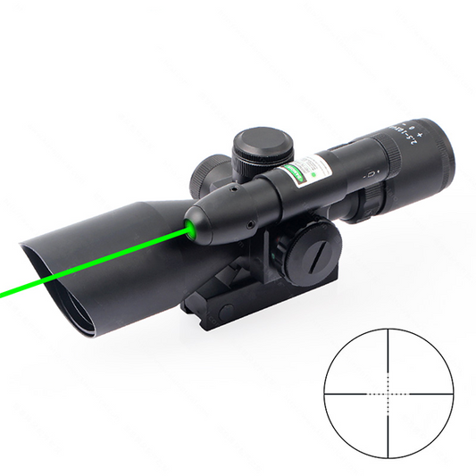 GLORIOUSI2.5-10X40E green laser integrated M10 optical sniper sight