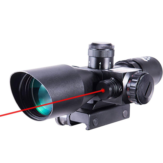 GLORIOUSI2.5-10X40E red laser integrated M11 optical sniper sight
