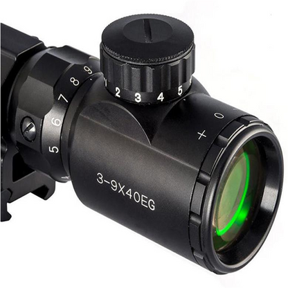 3-9x40 Optic Scope Red Green Rangefinder