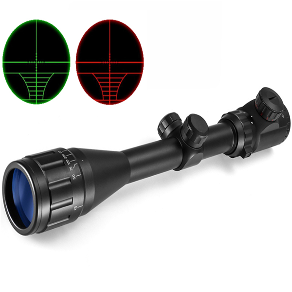 4-16X40 Riflescope Optical Sight Gold Red Green llluminate Crosshair Hunting Air Rifle Sniper Scope