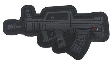 PVC Rubber Velcro Patches - Over 25 Different Options! (Pistol Rifle Guns MK AK AK47 Weapons)