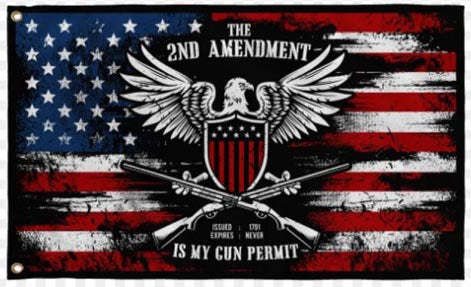 The 2nd Amendment is My Permit Flag - 3' x 5'