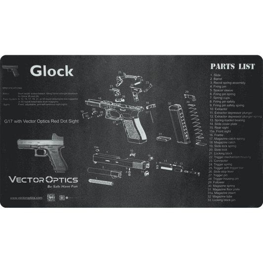 Gun Cleaning Bench Mat- Glock / 1911