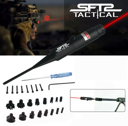 Tactical Red Laser Bore Sighter for .22 to .50 Caliber Scope