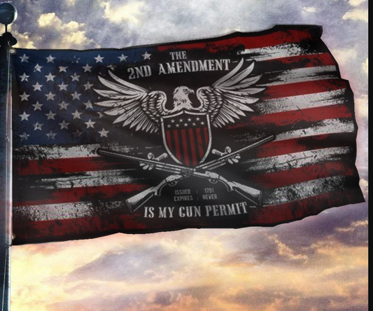 The 2nd Amendment is My Permit Flag - 3' x 5'